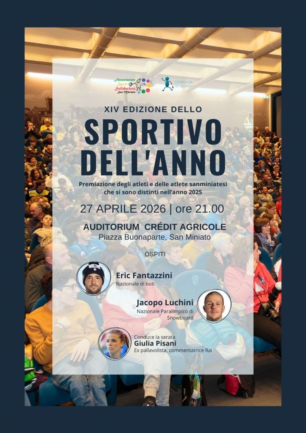 San Miniato celebra lo Sportivo dell’Anno 2025: protagonisti anche i talenti del Moto Club Pellicorse